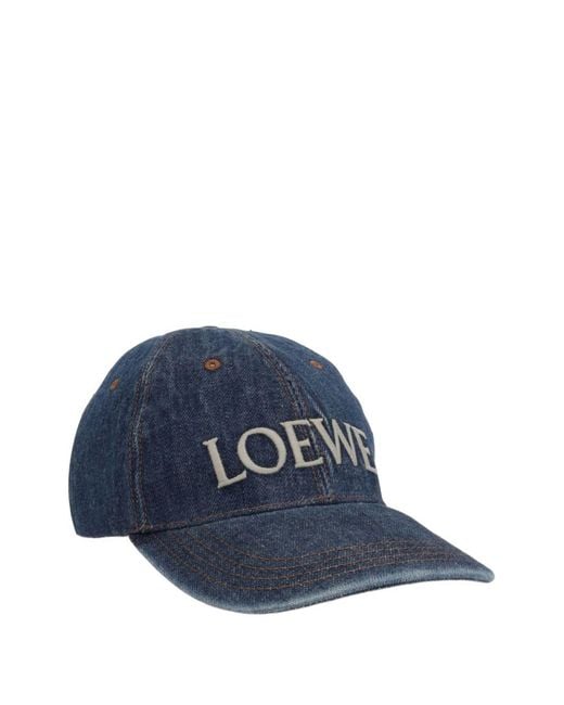 Loewe Blue Denim Baseball Cap