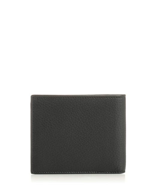 Saint Laurent Black Tiny Cassandre Wallet for men