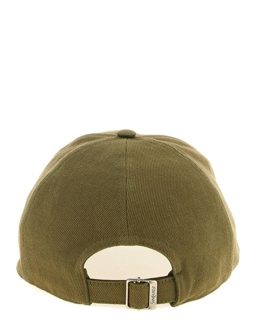 Saint Laurent Green 'Cassandre' Cap for men