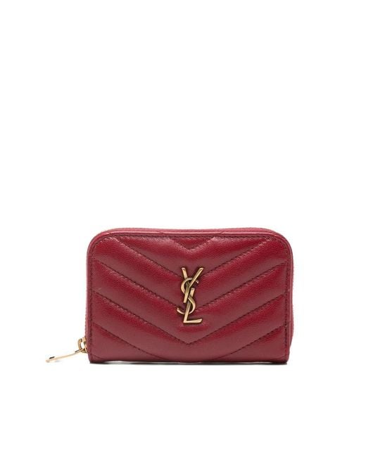 Saint Laurent Red Wallets & Purses