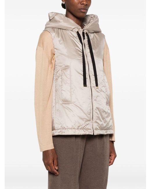 Max Mara White Down Vest