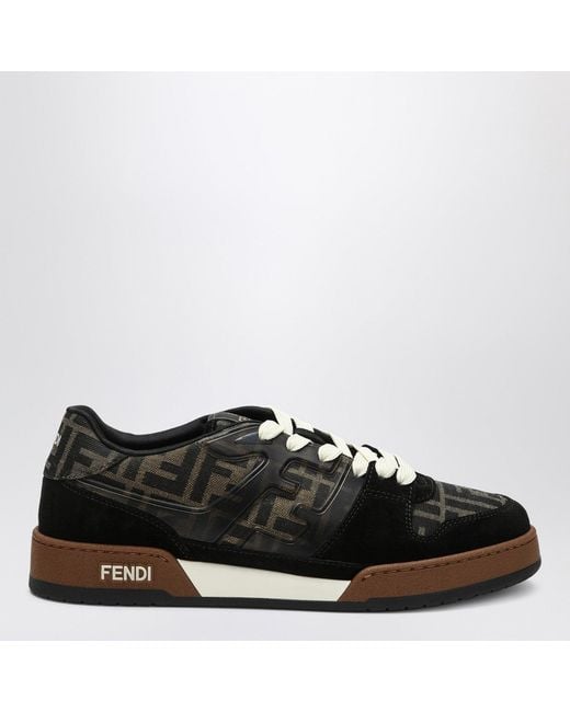 Fendi Black Match Sneaker for men