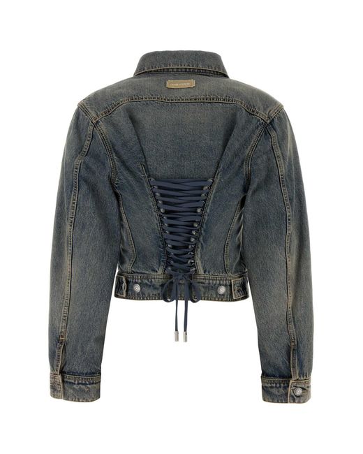 McQueen Black Denim Jacket