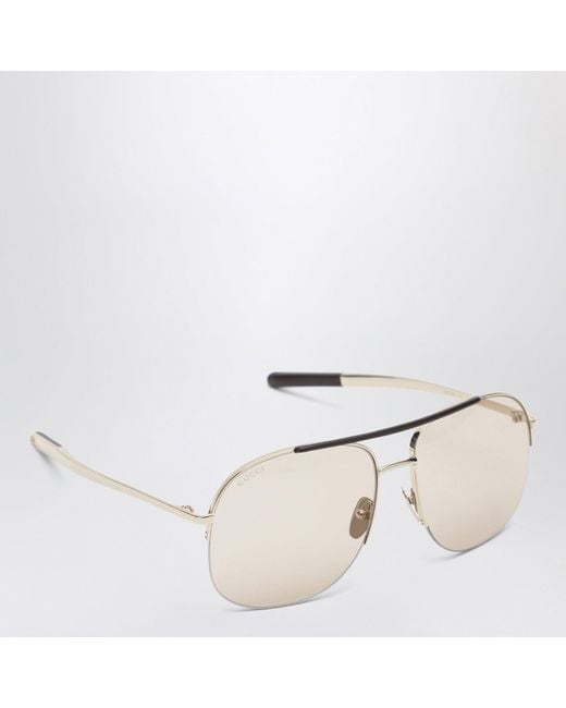 Gucci Metallic Navigator Sunglasses