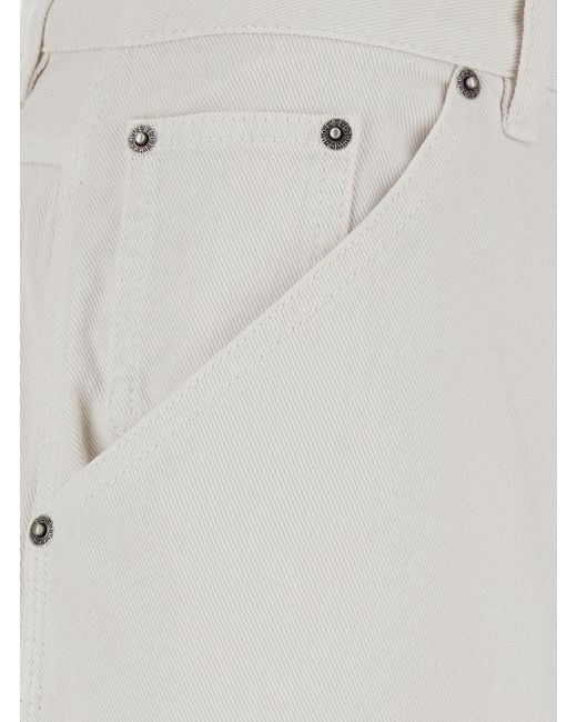 Phoebe Philo White Carpenter Jeans