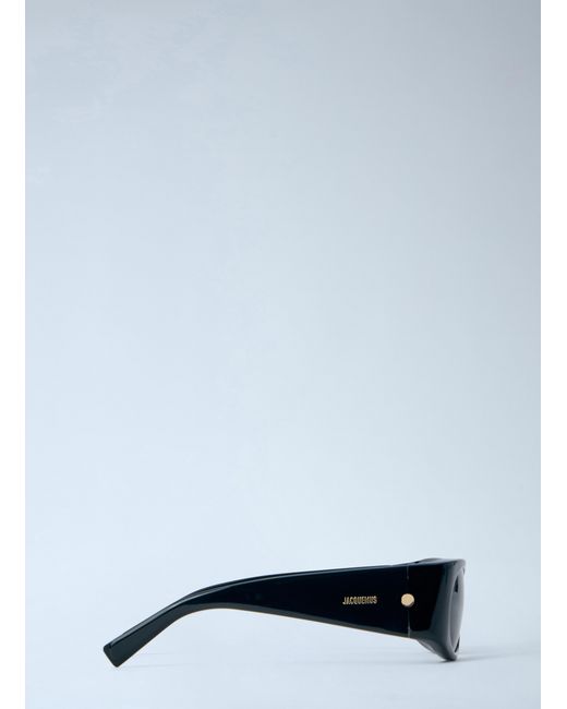 Jacquemus Black Rectangular Frame Sunglasses
