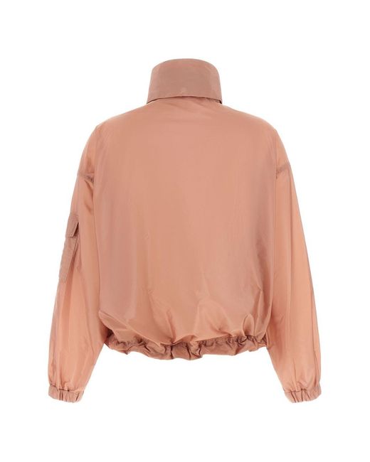 Moncler Pink Marmacy Nylon Blouson Jacket