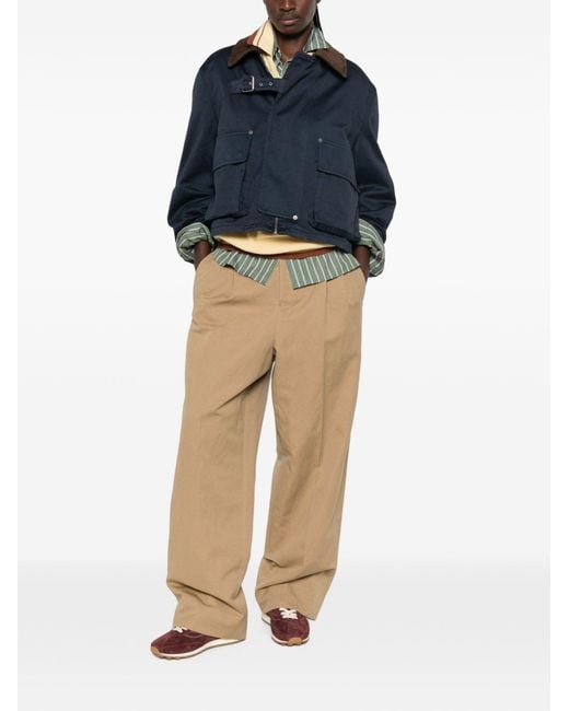 Loewe Blue Collar Detail Jacket