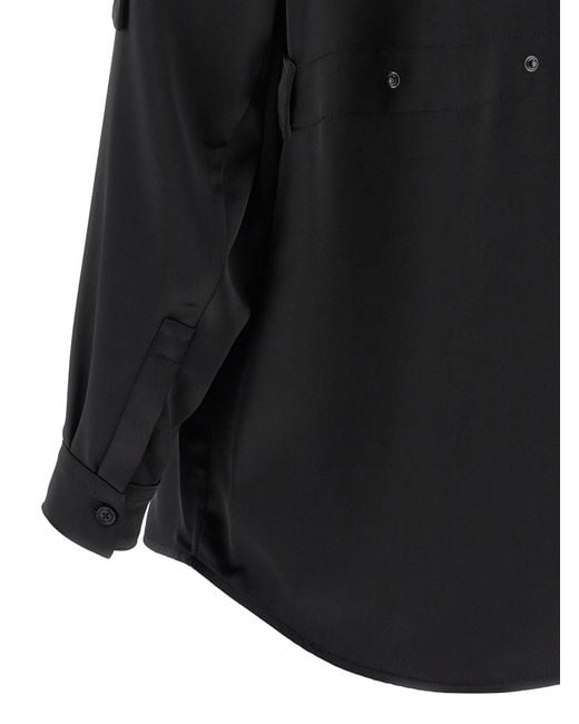 Moncler Genius Black Polyester Blouse