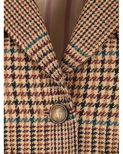 Etro Brown Cropped Blazer