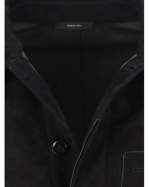 Tom Ford Black Suede Field Jacket for men