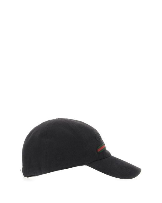 Gucci Black Accessories Hats for men