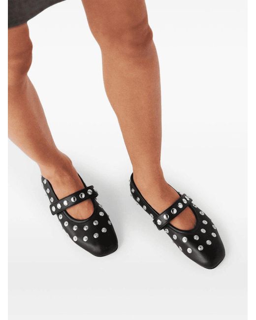 Stella McCartney Black Flat Shoes