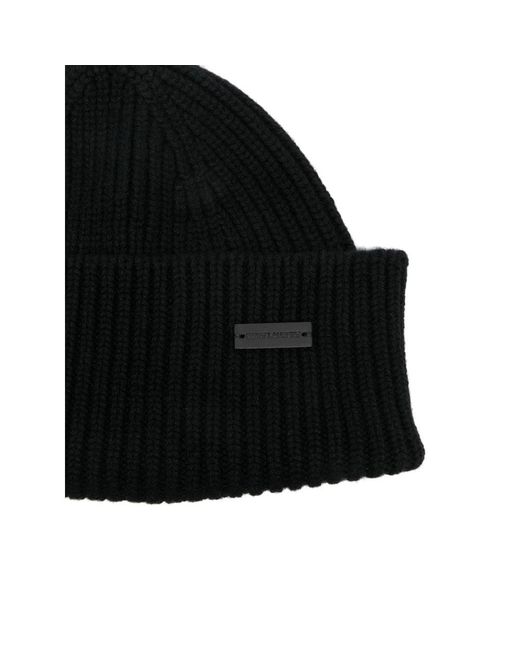 Saint Laurent Black Hats for men