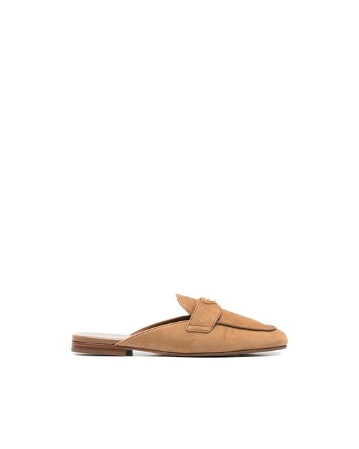 Prada Brown Neutrals Shoes