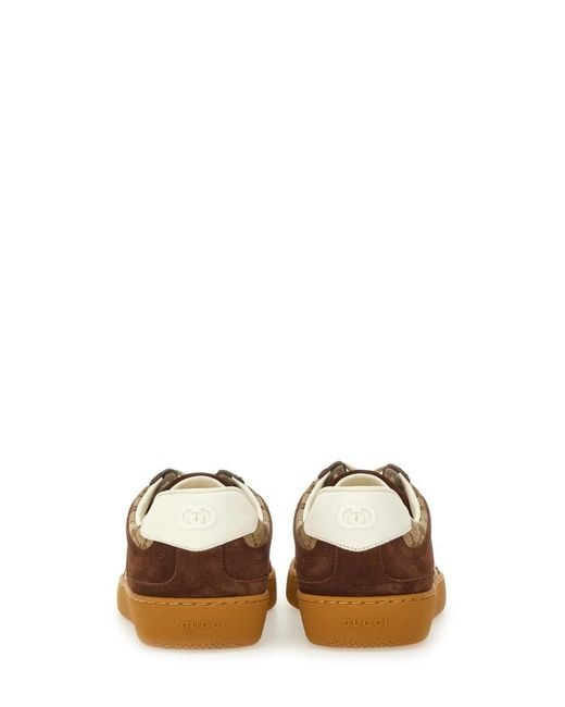 Gucci Brown Gg Crossover Sneaker for men