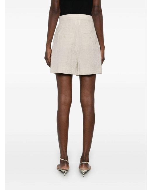 Max Mara Natural Wool Shorts