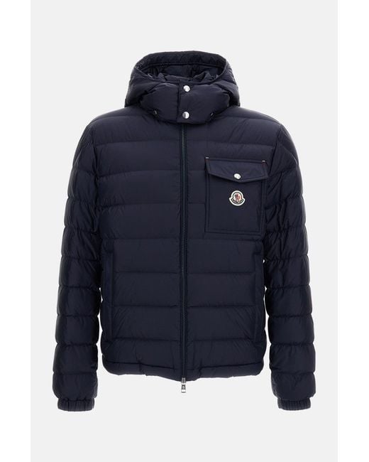 Moncler Blue Verith Short Down Jacket for men