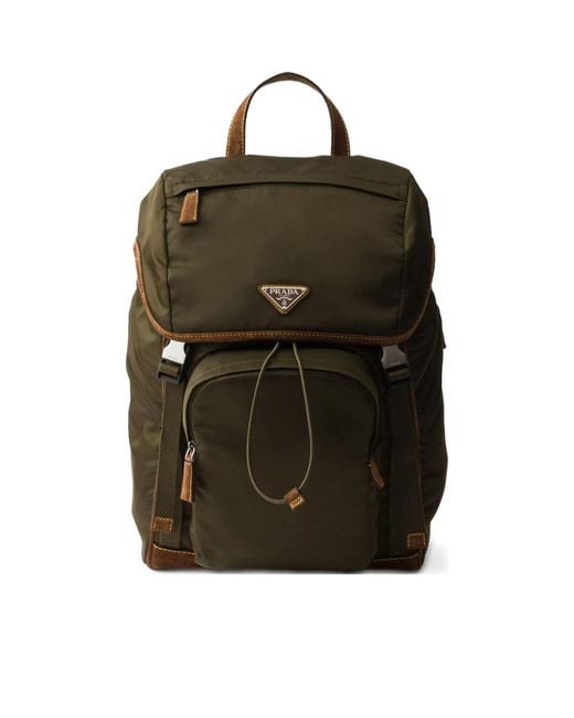 Prada Green Backpacks for men