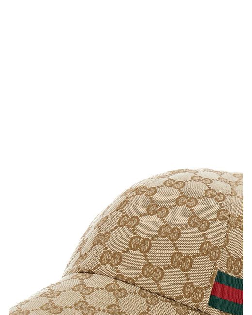 Gucci Natural Gg + Web Baseball for men