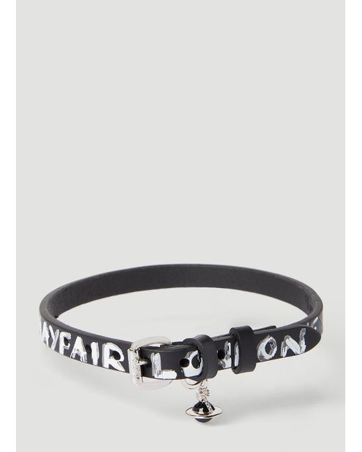 Vivienne Westwood Gray Bristol Choker Necklace