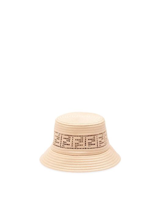 Fendi Natural Rafia Hat