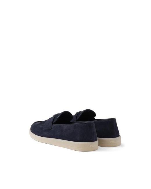 Prada Blue Loafers for men