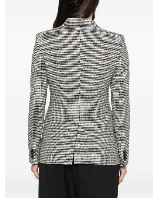 Tagliatore Gray Wool Blend Double-Breasted Jacket