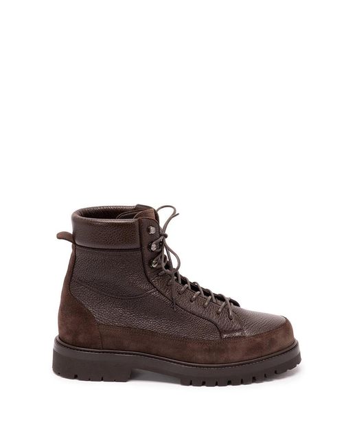 Brunello Cucinelli Brown Boots for men