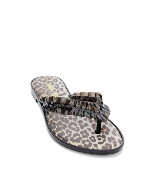 Ganni Black Flip-Flops & Slides