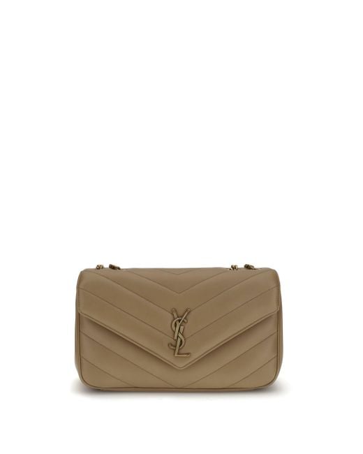 Saint Laurent Gray Loulou Shoulder Bag