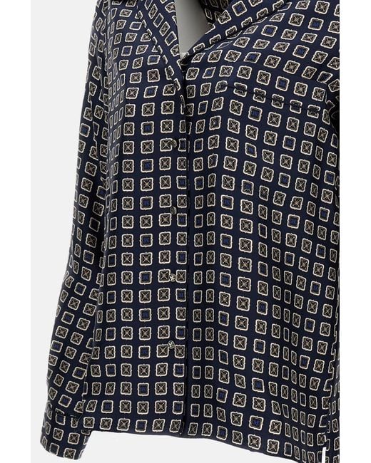Max Mara Black Disco Patterned Shirt