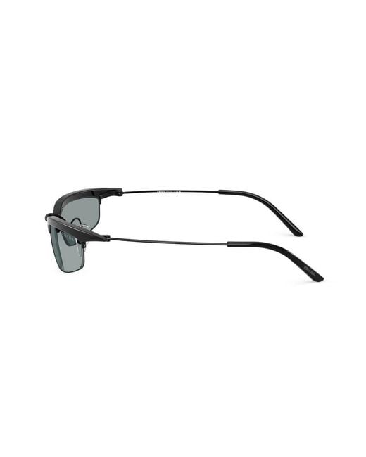 Prada Brown Geometric-Frame Sunglasses