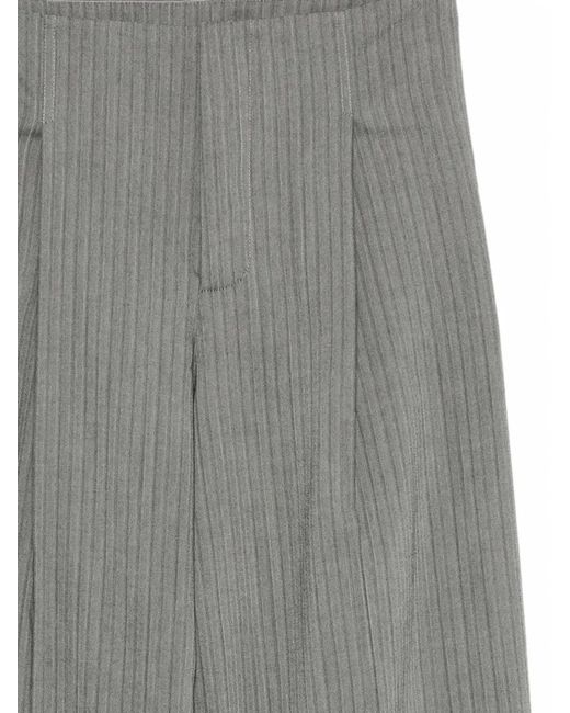 Alberta Ferretti Gray Tailoring Pants