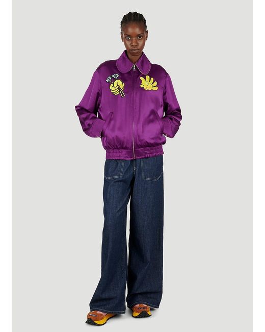 KENZO Purple Boke Boy Reversible Jacket