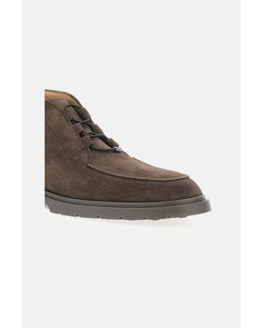 Tod's Brown Suede Chukka Boots for men