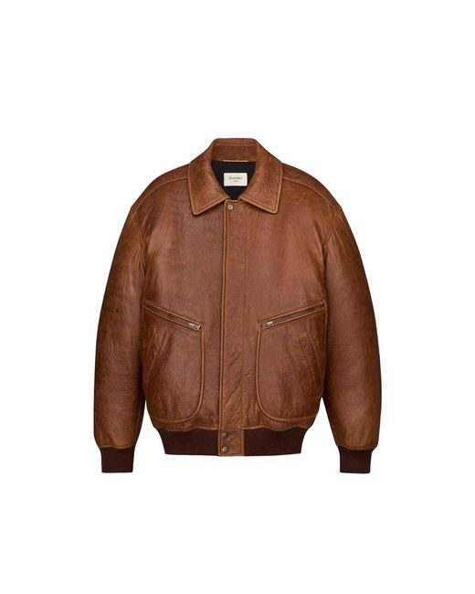 Saint Laurent Brown Jackets