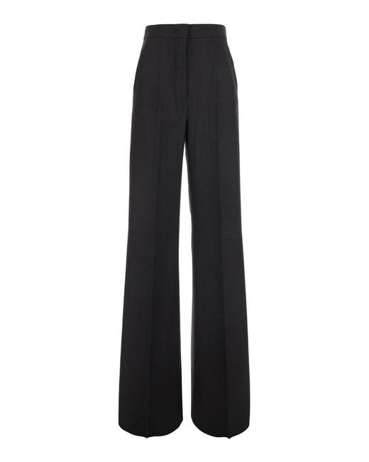 Max Mara Black 'Extra' Trousera With Side Pockets