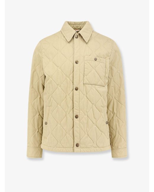 Burberry Natural Cotton Padded Jacket for men