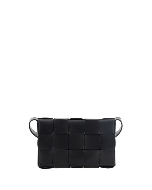 Bottega Veneta Black Cassette Shoulder Bag for men