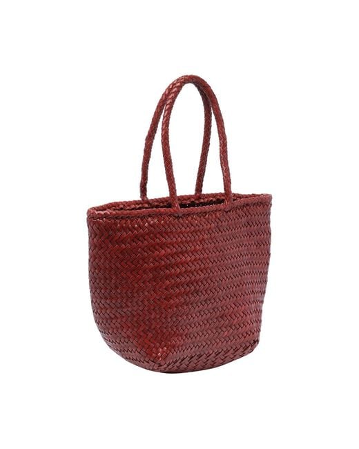 Dragon Diffusion Red Small Grace Bucket Bag