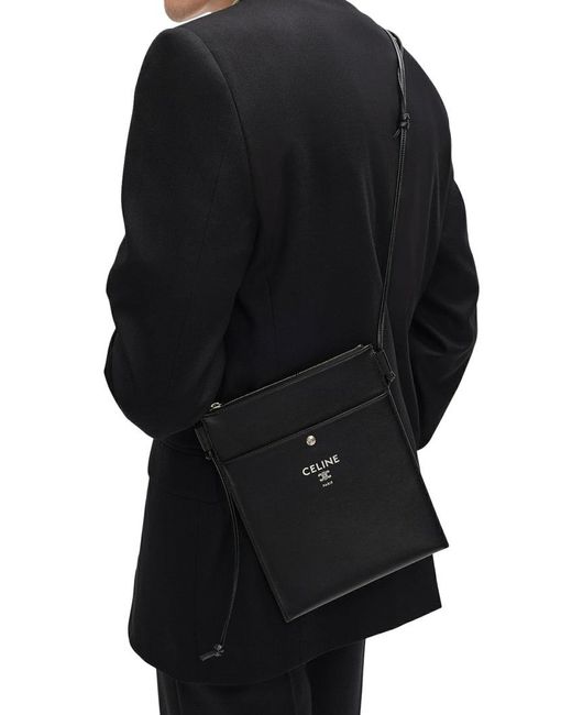 Céline Black Sharp Pouch Take Away for men