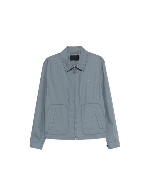 Prada Blue Jackets for men