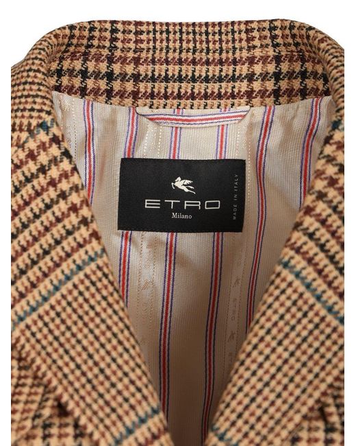 Etro Brown Cropped Blazer