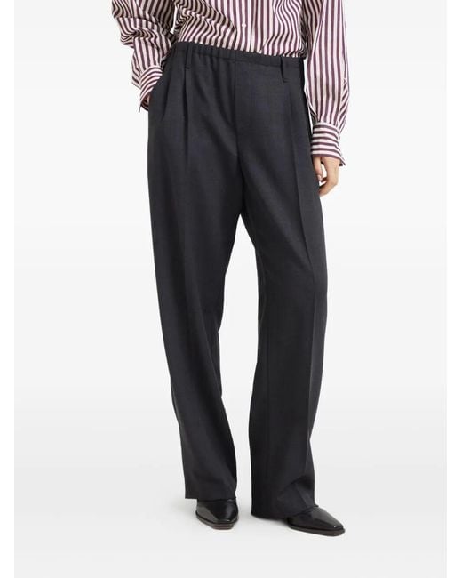 Brunello Cucinelli Blue Regular Pants Clothing