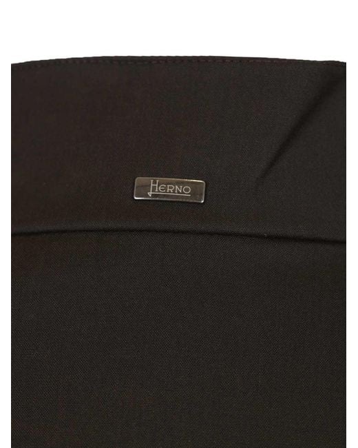 Herno Black Bomber for men