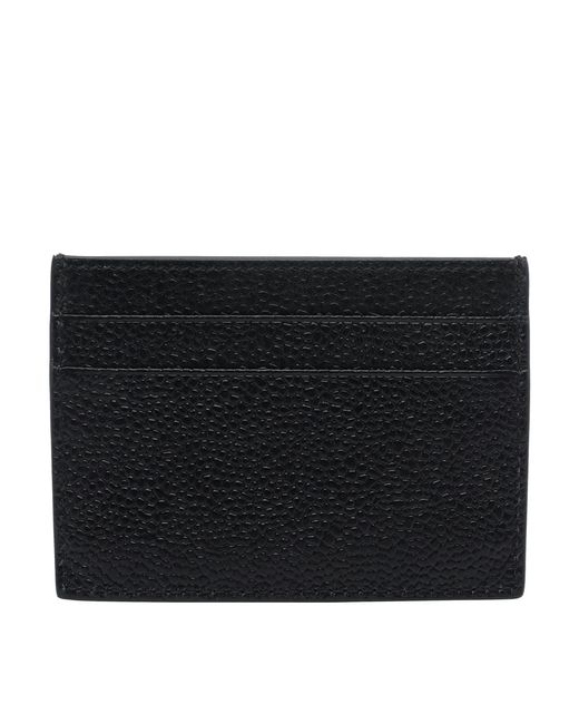 Thom Browne Black Logo Cards Holder