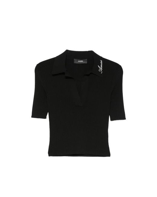 Amiri Black Tops
