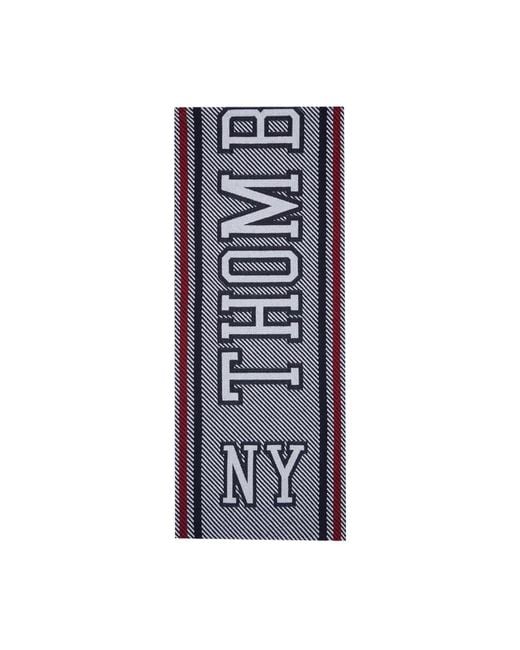 Thom Browne Multicolor Logo Varsity Scarf for men
