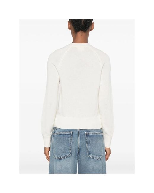 A.P.C. White Knitwear